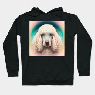 A Fractal Design of A Standard Poodle Hoodie